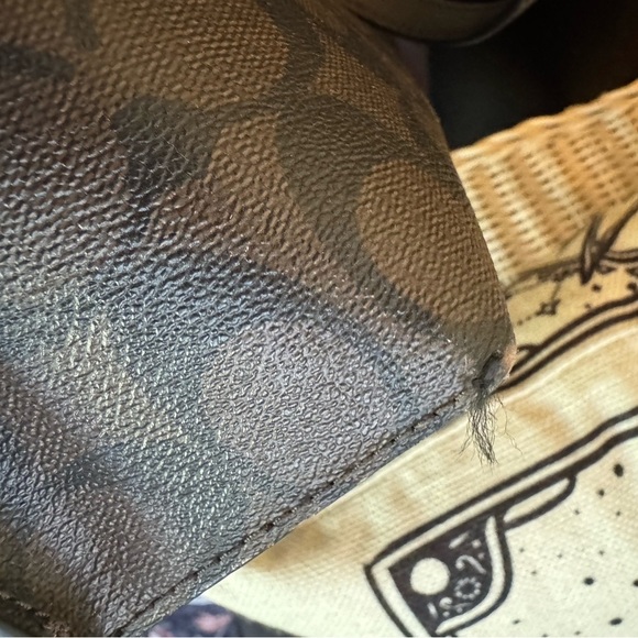 Coach Mollie Brown Signature Tote Bag - Picture 10 of 12